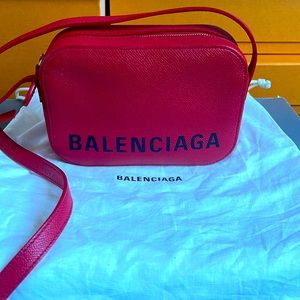 Authentic Balenciaga Camera Bag Calfskin XS